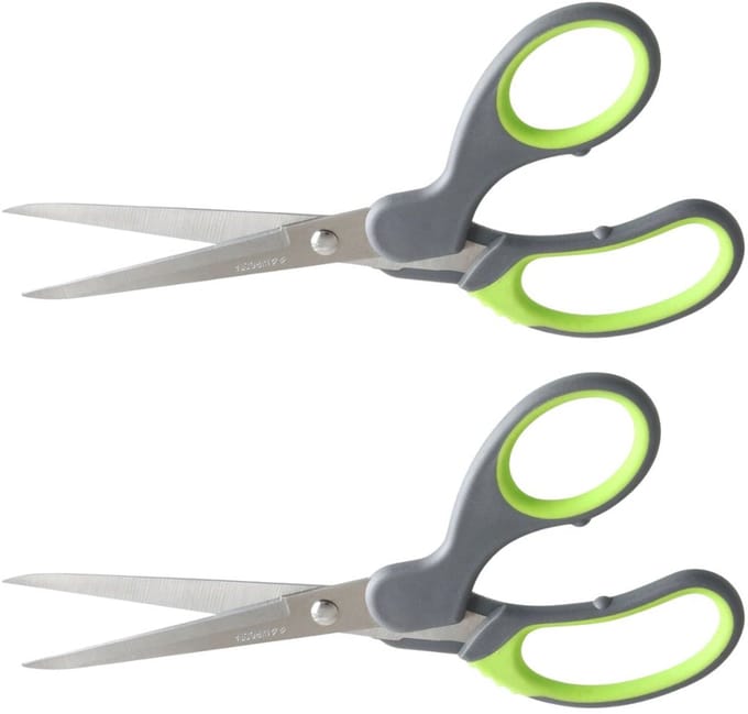 Set van 2 Nirosta scharen met zachte grip