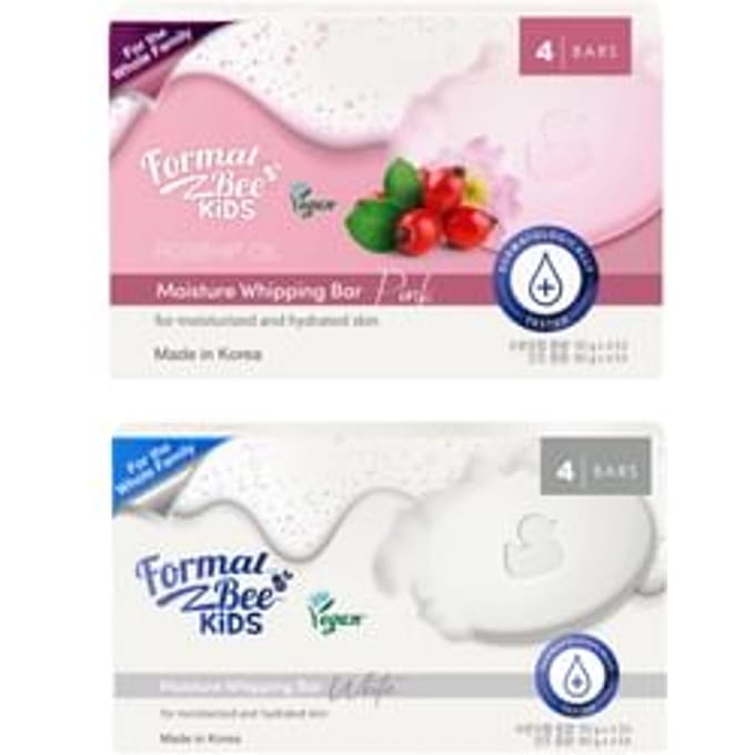 Formal Bee - Kids Moisture Whipping Bar Set - 2 Types White