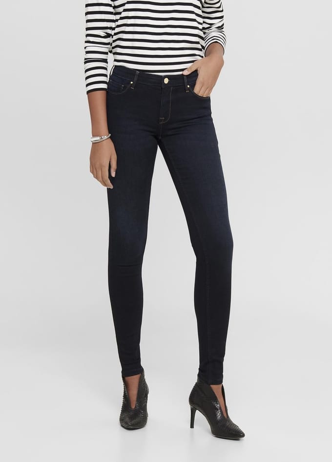 ONLY - ONLCARMEN REG SK JEANS BB ANA3917 - DarBD - Vrouwen - Maat W25 X L32