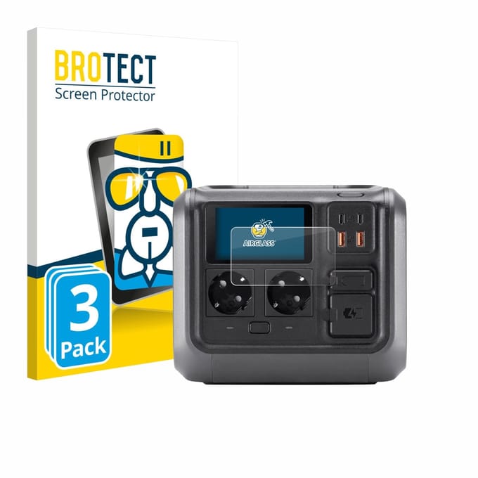 Screenprotector 3 Stuks voor DJI Power 500 Beschermglas transparant