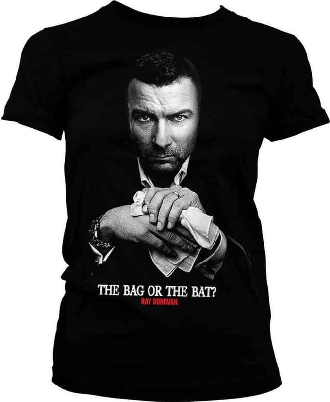 Ray Donovan Dames Tshirt -S- The Bag Or The Bat Zwart