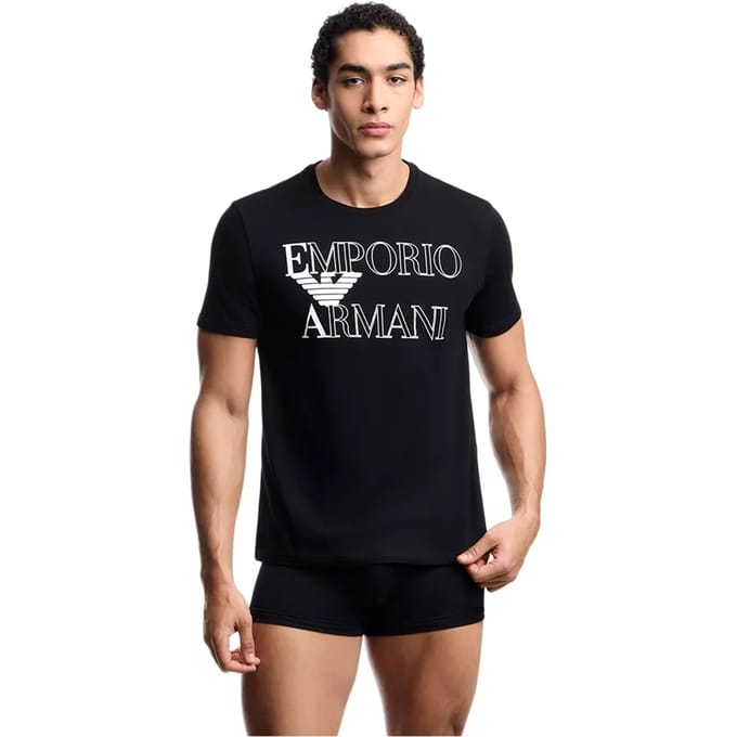 Emporio Armani Em000574_af20434 T-shirt Met Korte Mouwen Zwart M Man