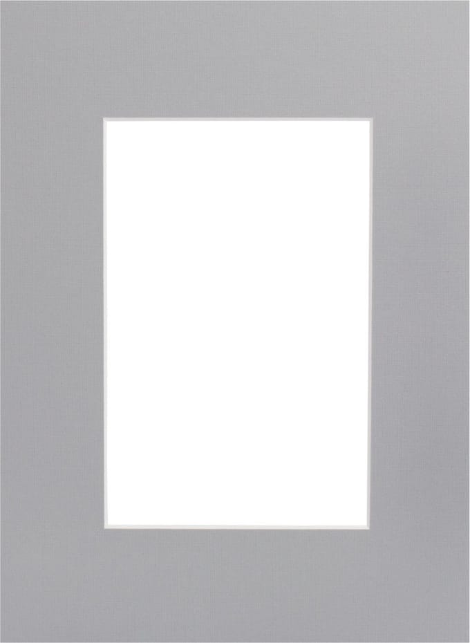 Passe-partouts 822 Grijs 40x60cm met 29x44cm uitsnede (5 stuks)