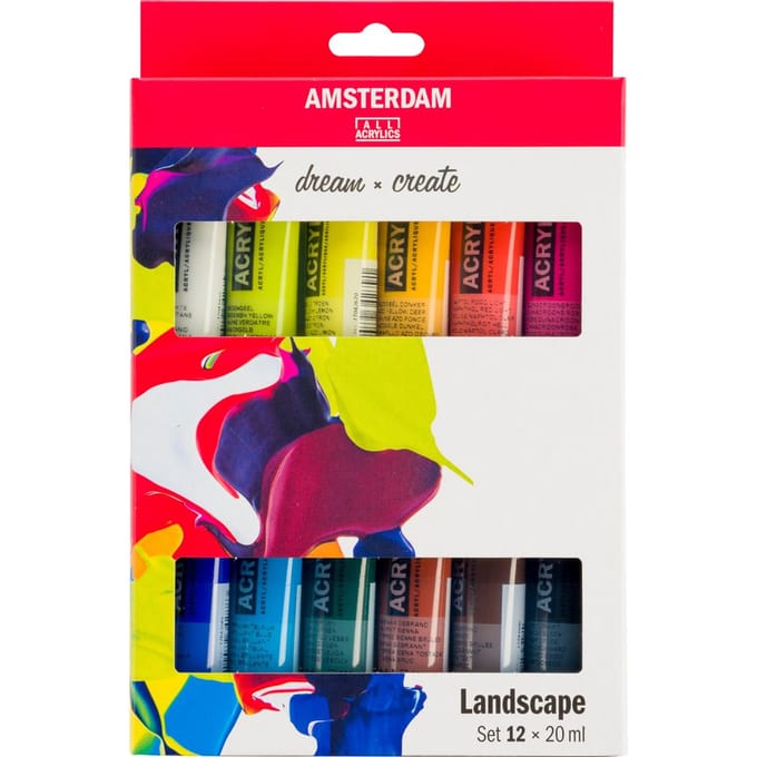 Amsterdam Standard Series acrylverf landschap set | 12 × 20 ml