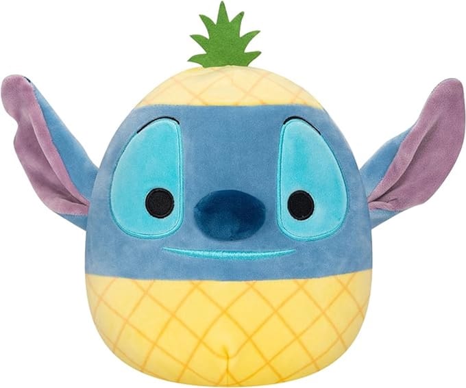 Squishmallows Knuffel Pluche - Disney Stitch Ananas, 20cm