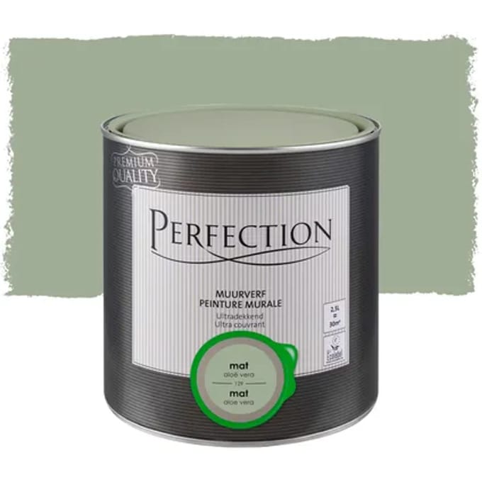 Perfection Ultradekkend Muurverf - Mat - Aloë Vera - 2,5l