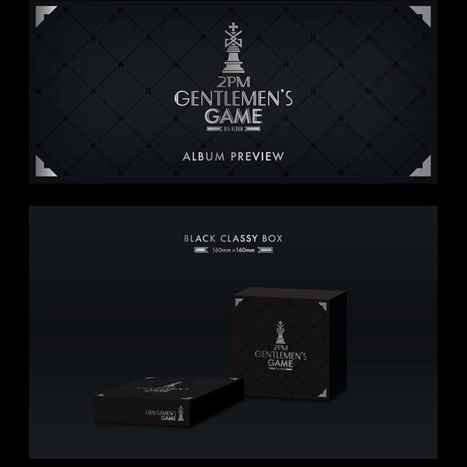 2PM [GENTLEMEN'S GAME] 6ème Album 1EA white