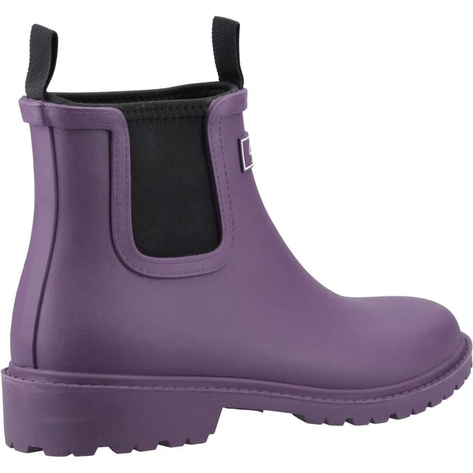 Cotswold Barton Tpr+neopreen Dames Paarse Regenlaarzen