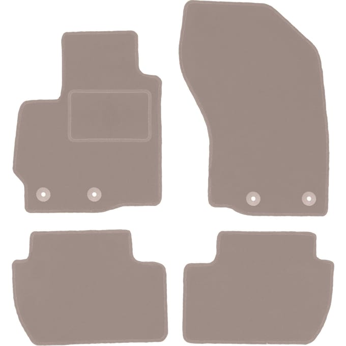 Beige veloursmatten voor: Citroen C4 Aircross crossover (2012-2017)