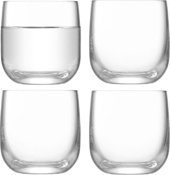 L.S.A. - Borough Shotglas 75 ml Set van 4 Stuks - Glas - Transparant -