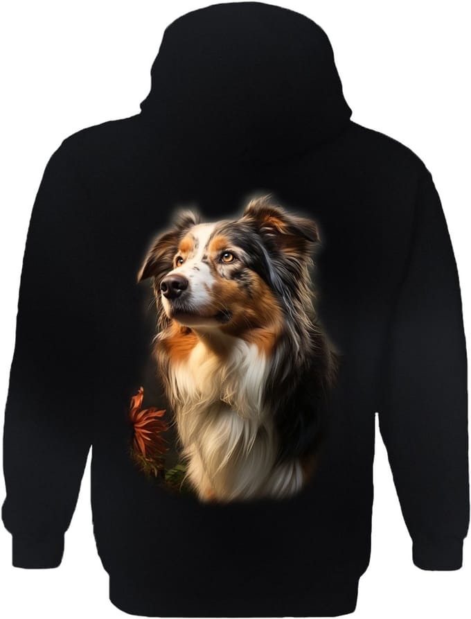 Australische Herder Australian Shepherd The Coloured House Hoodie S