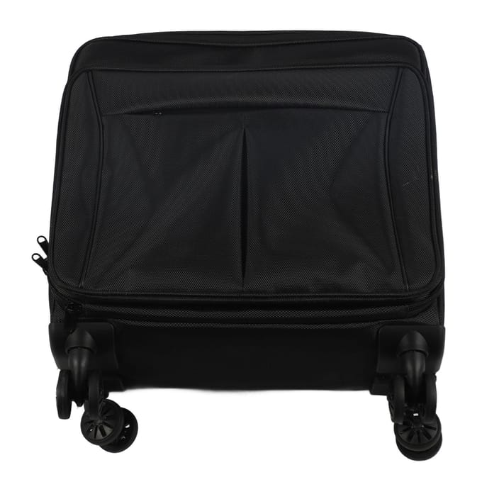 Professionele Rollende Make-up Treinkoffer Grote Capaciteit Reis Cosmetica Organizer Koffer Draagbaar black