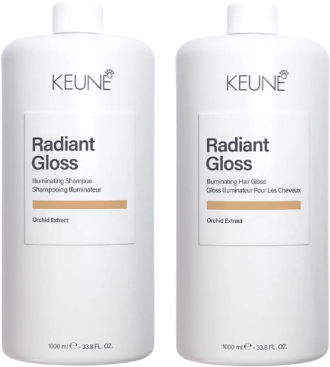 Keune Care Radiant Gloss Shampoo 1000 ml & Hair Gloss 1000 ml