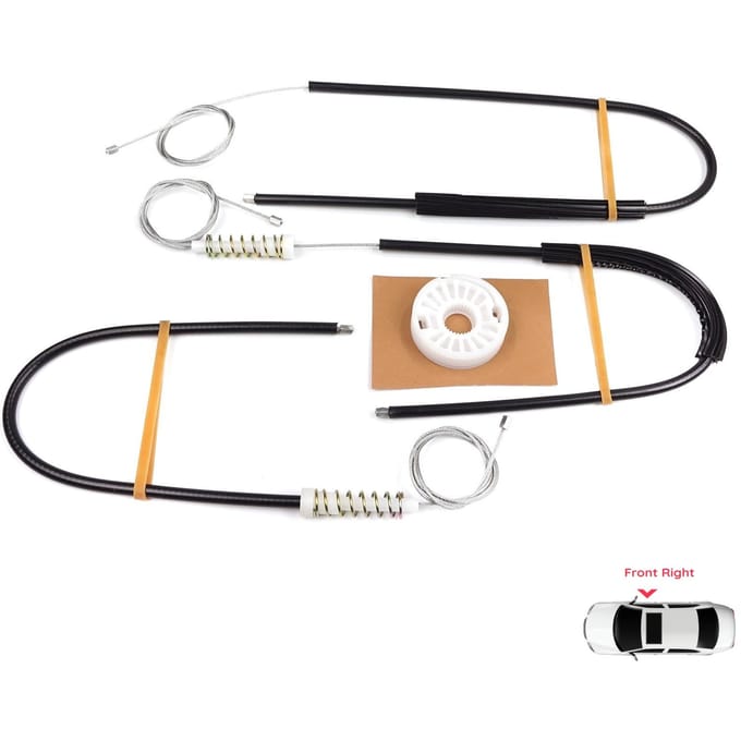 BWR5132 Kit de réparation de lève-vitre Avant Droit pour A8 S8 Quattro MK2 D3 4E 4E2 4E8 2002-2010 4E0837462B
