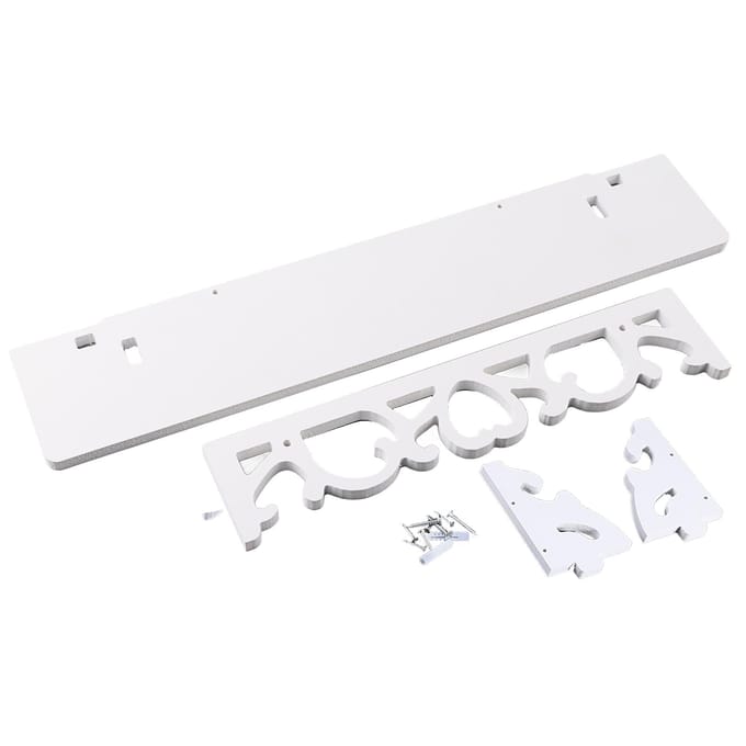 Witte Holle Zwevende Plank Muur Winkel Boekenkast Display Plank Meubels white