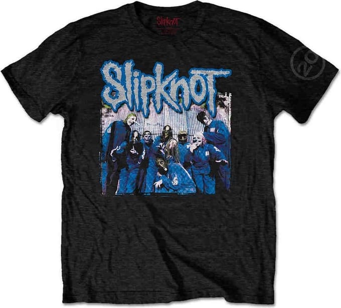 Slipknot - 20th Anniversary Tattered & Torn Heren Tshirt - M - Zwart