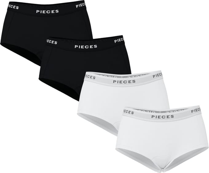 Pieces Boxershorts PCLOGO LADY 4-pack