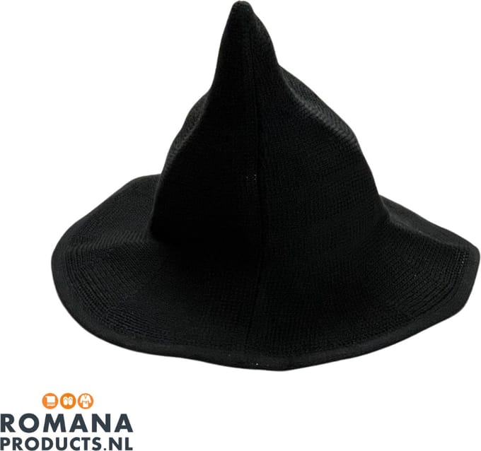 Romana Products - Heksen Saunahoed - Sauna Accessoires - Sauna Muts - Zwart