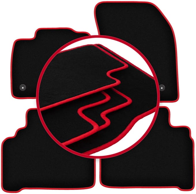 CARLUX-RED automatten voor: Ford S-MAX MK2 minivan (2015-)