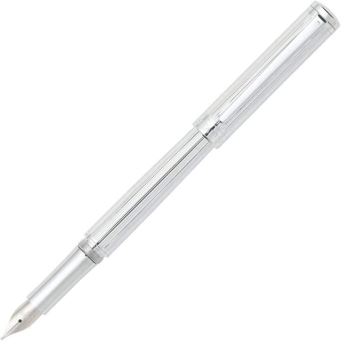 Luxe Vulpen met Chroom Accent en Gegraveerde Loop