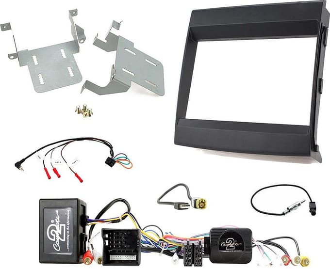 2-DIN Kit Porsche Cayenne 2011-2016 S.W.I./Amp MOST zwart