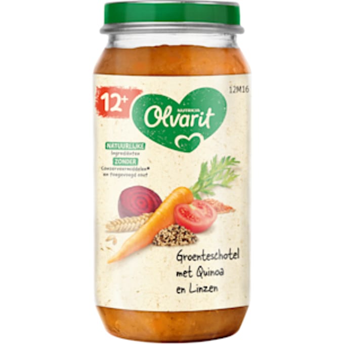 12M16 Groenteschotel quinoa linzen