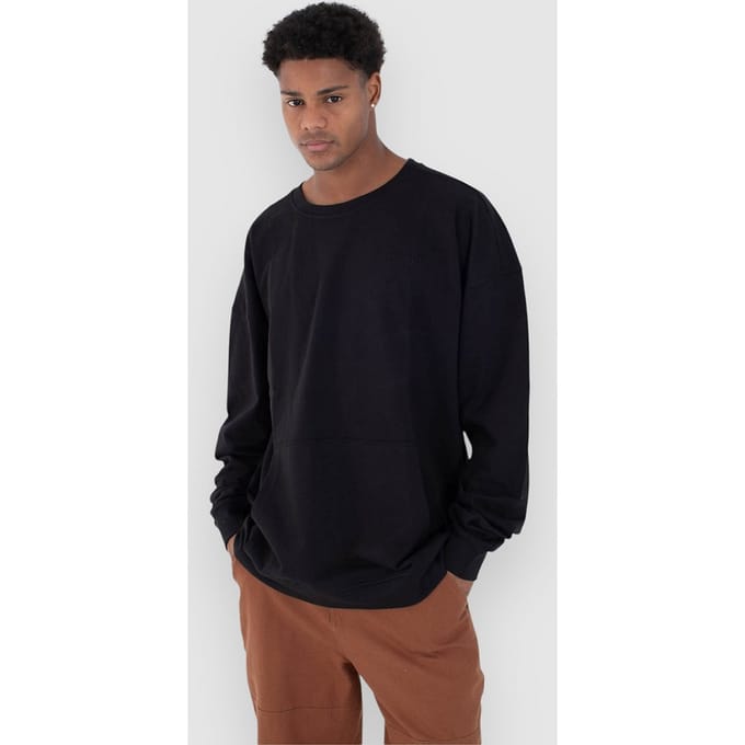Hurley Bcnk8 Washed Crew Sweater zwart