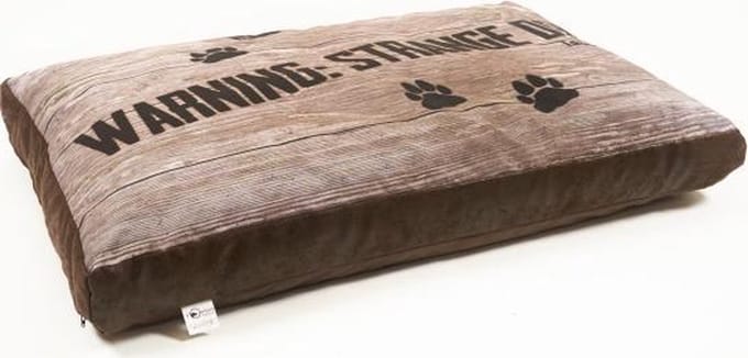 Lobbes-Hondenkussen- Strange dog- 100x70x10 - Grijs - EPS