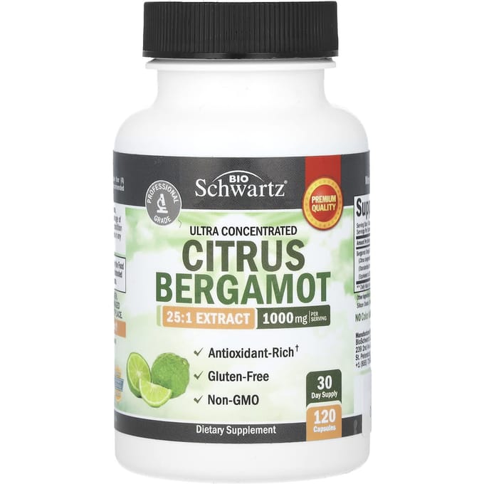 Hooggeconcentreerde citrus bergamot, 1.000 mg, 120 capsules (250 mg)
