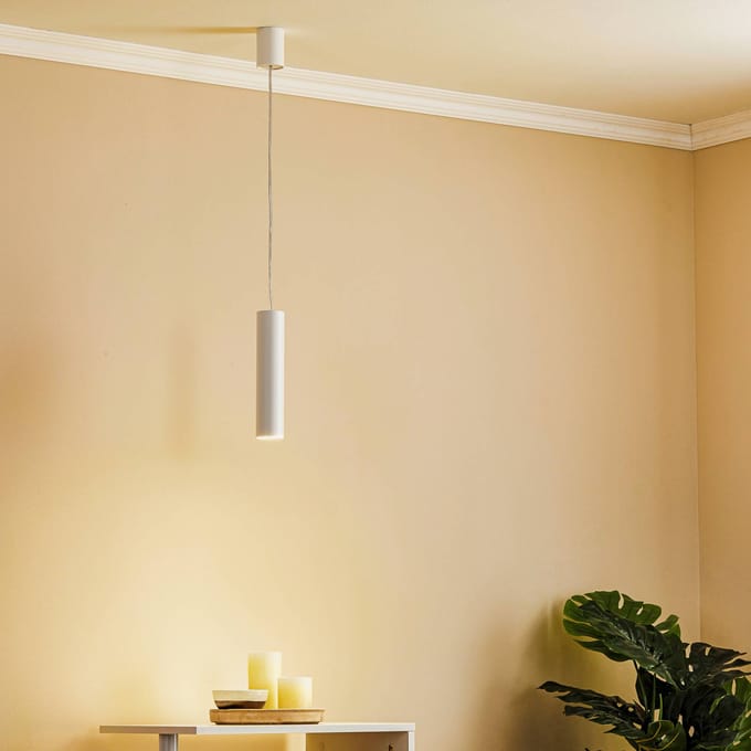 Nowodvorski Lighting Hanglamp Eye, hoogte kap 25 cm, wit