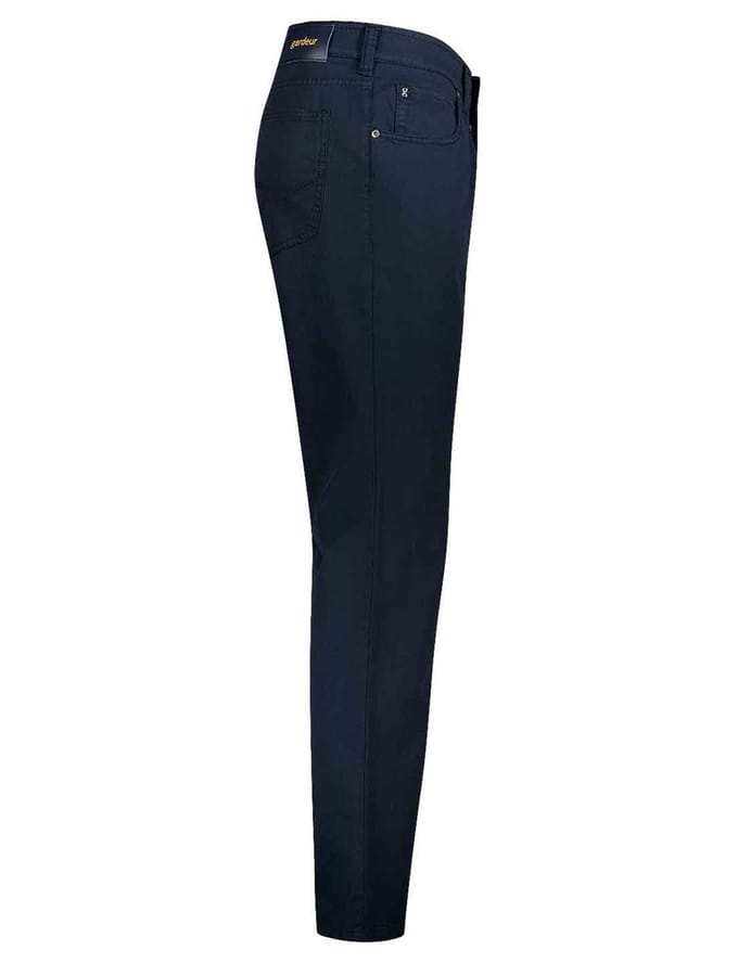 Gardeur Broek Bill Lightweight Comfort Stretch Cool Touch Summer Structure Dark Navy / male