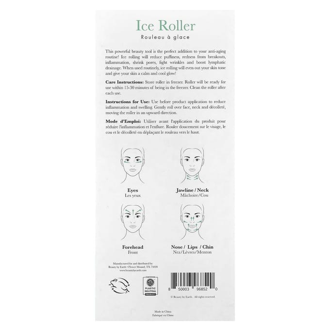 Gezichtsroller, 1 Pak white