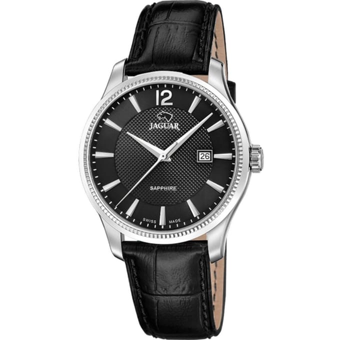 JAGUAR SWISS MADE MEN'S BLACK WATCH J1042/5