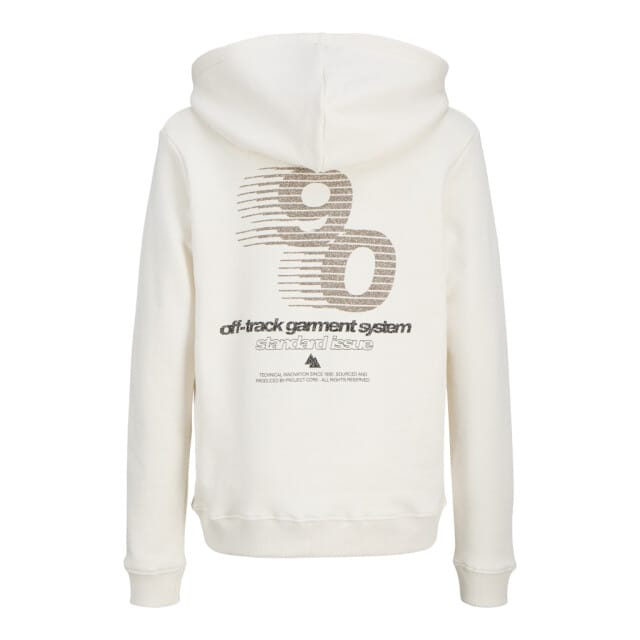 Jack & Jones Jcogrid sweat hood jnr ecru