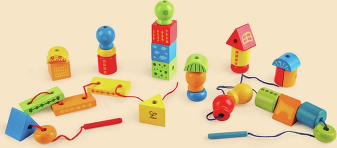 Hape Blokken Rijgset