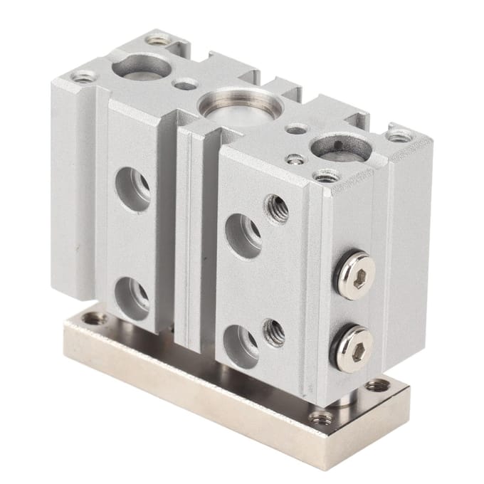 Luchtcilinder Pneumatisch 3 Zuigerstang 3 As Dubbelwerkend 0.15?1.0Mpa TCM12 10S Accessoire