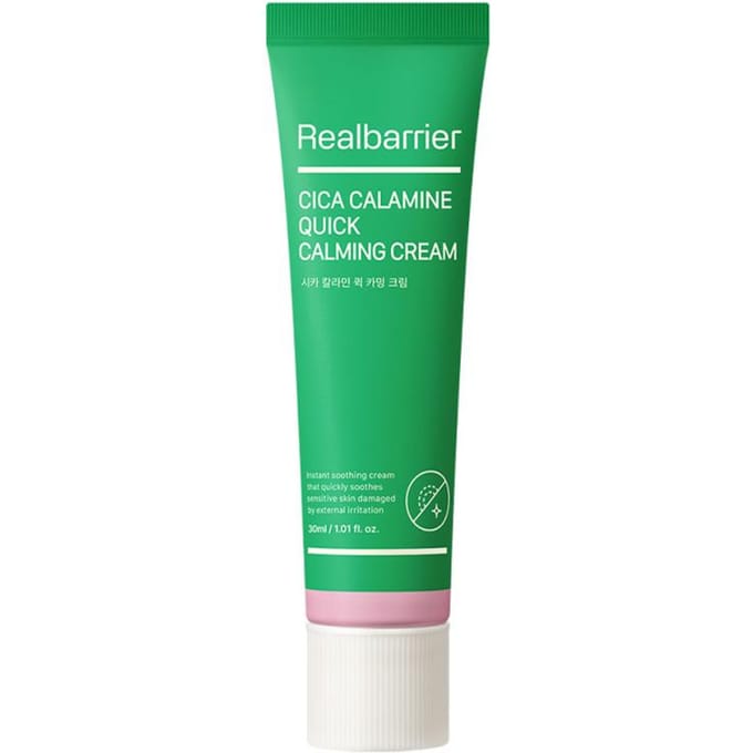 [Real Barrier] Cica Calamine Snel Kalmerende Crème 30ml green