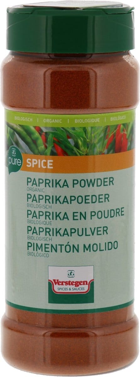 Verstegen Pure Paprikapoeder, BIO - Pot 300 gram