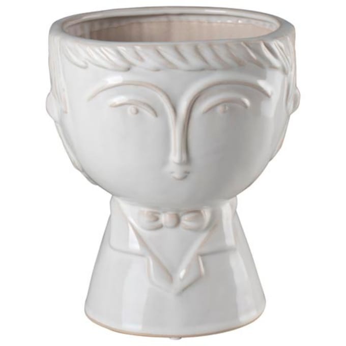 Gusta Vaas met Gezicht - Ø 15 cm - 9 × 19,6 cm