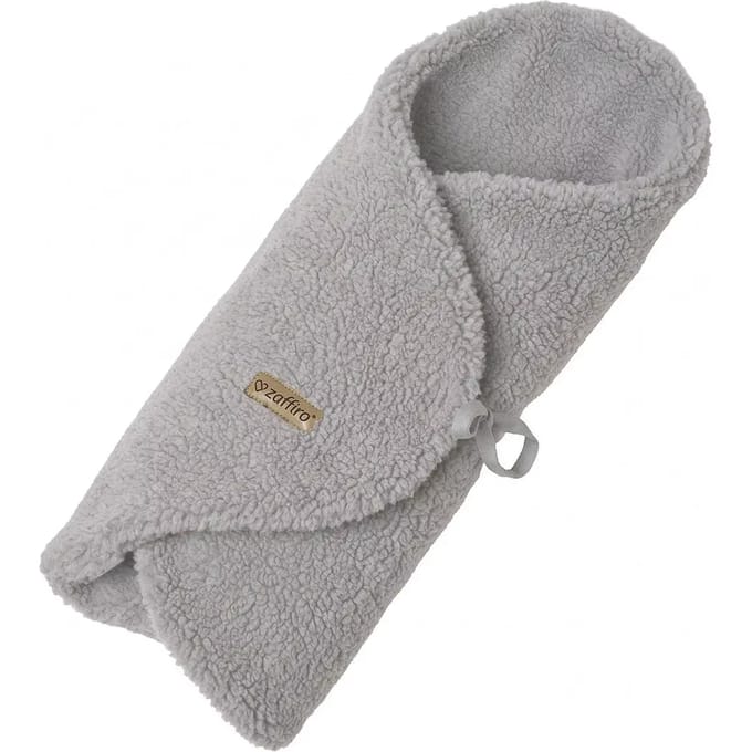 Dubbelzijdige wollen swaddle deken baby Zaffiro Nevada