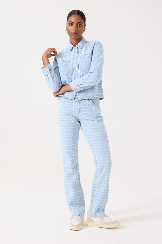 GARCIA Celia Dames Slim Fit Jeans Blauw