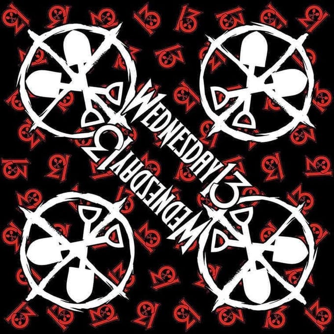 Wednesday 13 - Logo Shovels Bandana - Zwart
