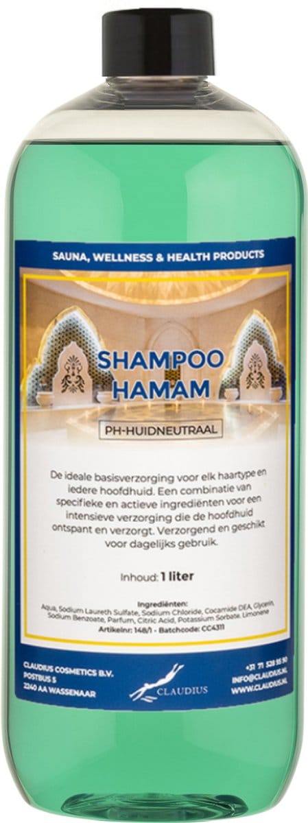 Shampoo Hamam 1 liter met dop - haarverzorging