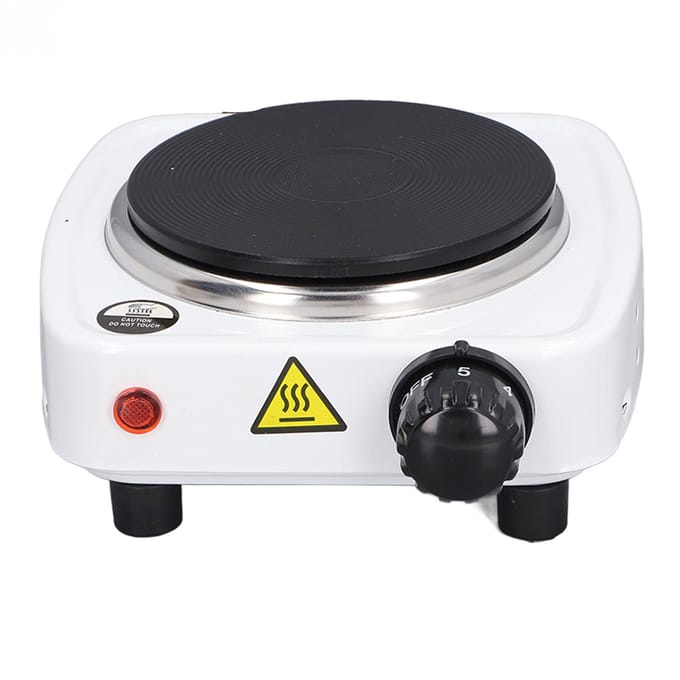 Mini Elektrisch Kookplaatje 500W Multifunctioneel Instelbare Temperatuur Klein Kookplaatje Keuken Aanrecht black