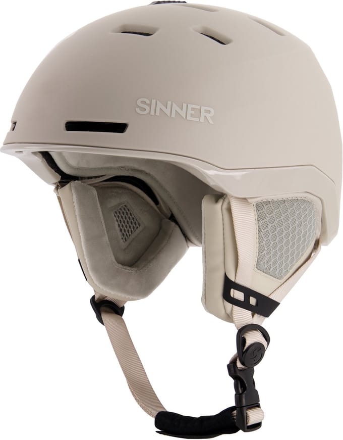 SINNER KAISER Unisex Skihelm - MATTE LIGHT GREY - Maat S, 51-54 cm