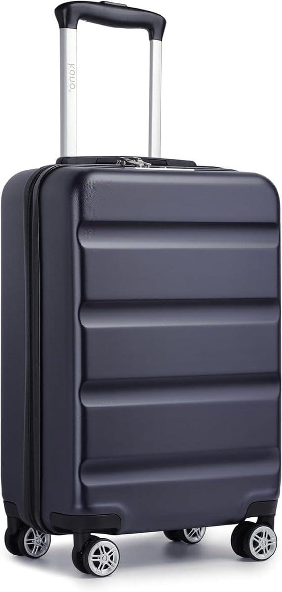 Reiskoffer - Handbagage Koffer - Weekend Weg - Lichtgewicht Hard Shell - 55x35x22cm - Navy Blauw