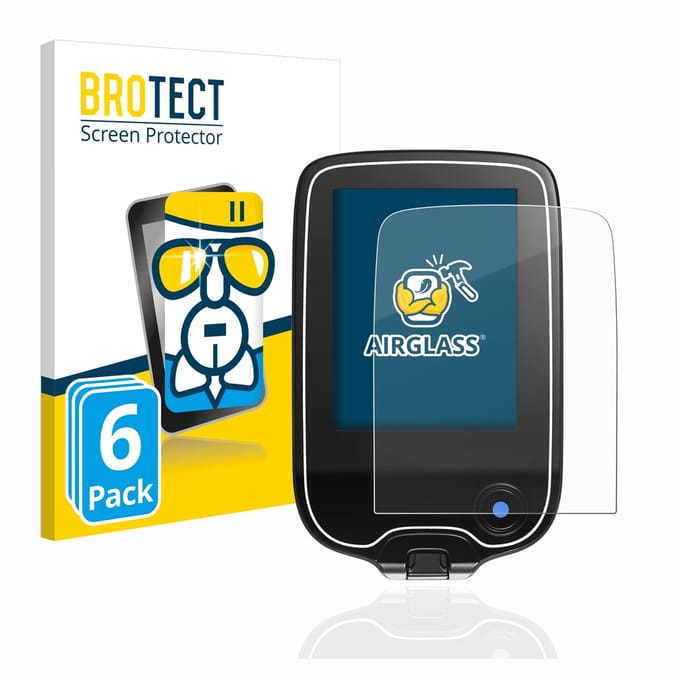 Screenprotector 6 Stuks voor Freestyle Libre 2 Beschermglas transparant