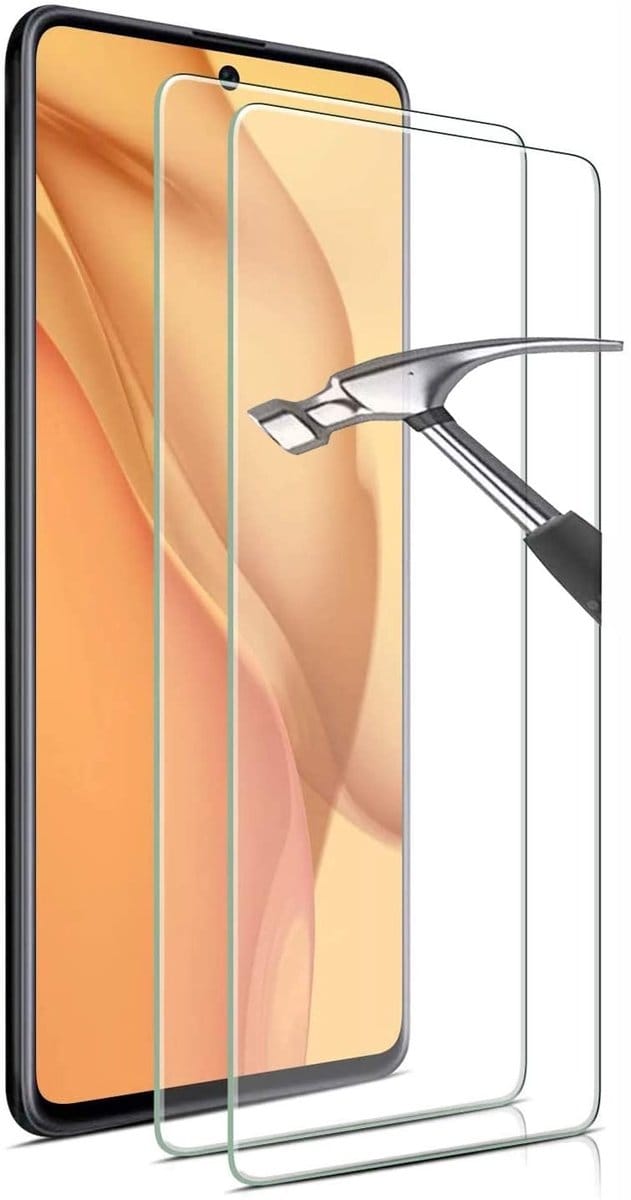 Screenprotector Geschikt voor Samsung Galaxy A52 - Screenprotector Geschikt voor Samsung Galaxy A52 Screenprotector tempered Glas - 2 stuks