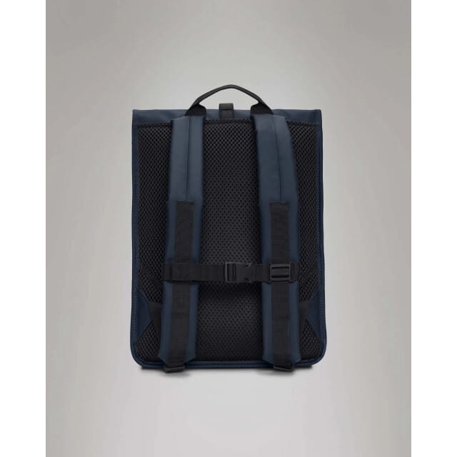 Rains Rolltop W3 Unisex Rugzak - Donkerblauw