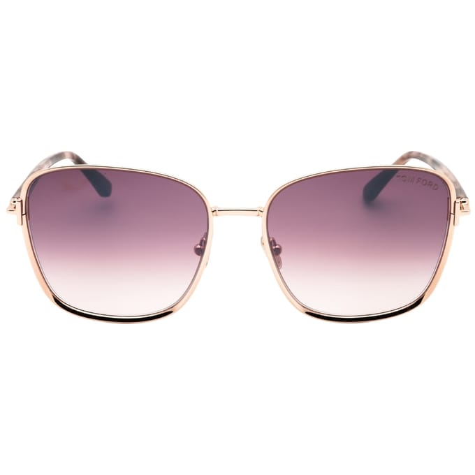 Tom Ford Fern Zonnebril In Glanzend Roségoud